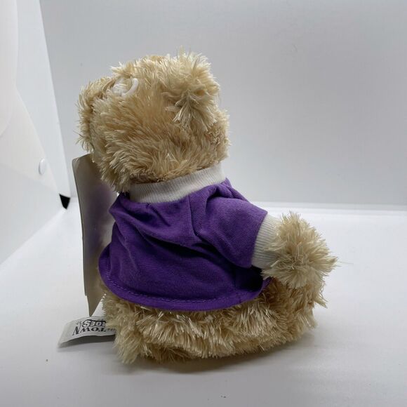 NEW Teddy Bear 7" Tan Sits Soft Toy Plush Marietta GA Tee Stuffed Animal - Picture 5 of 6